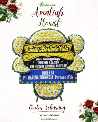 Papan Bunga Duka di Sumurboto