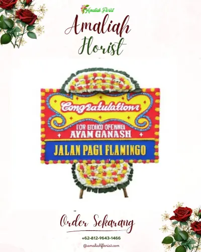 Bunga Papan Congratulation di Sumurboto